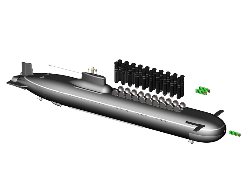 nuclear submarine.